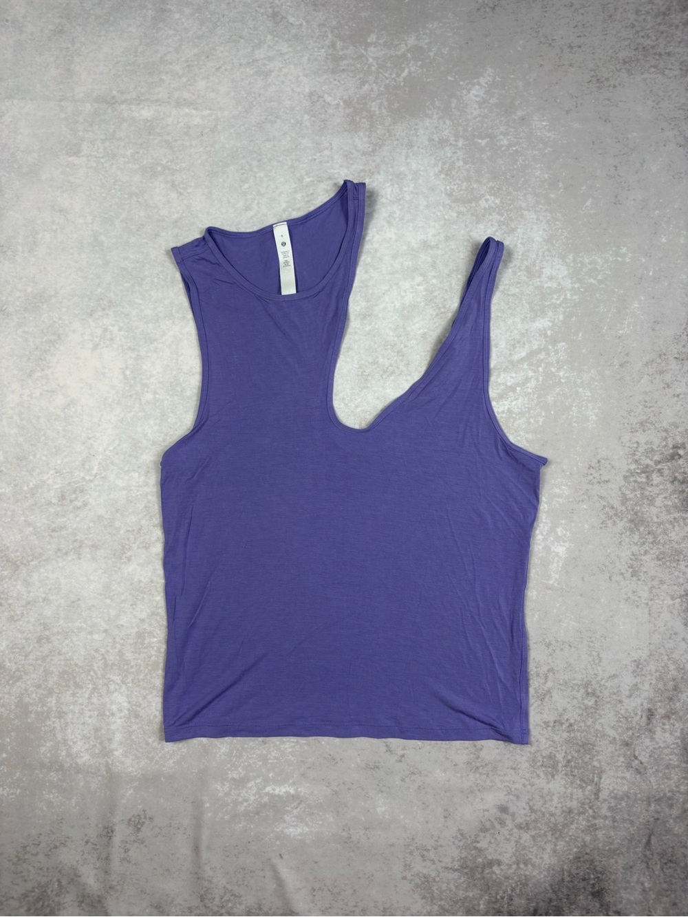 Lululemon Shoulder Cut Out Yoga Tank Top In Dark Lavender - Picture 3 of 4